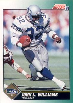 John L. Williams Seattle Seahawks 1991 Score NFL #232